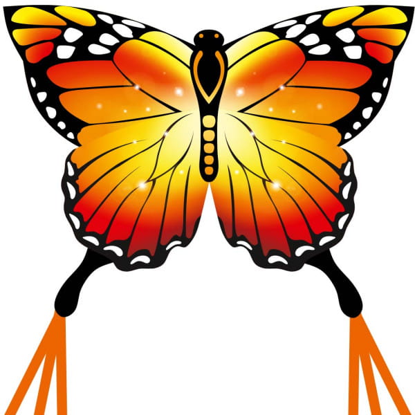 Ecoline Butterfly Kite Monarch 120 cm Kinderdrachen