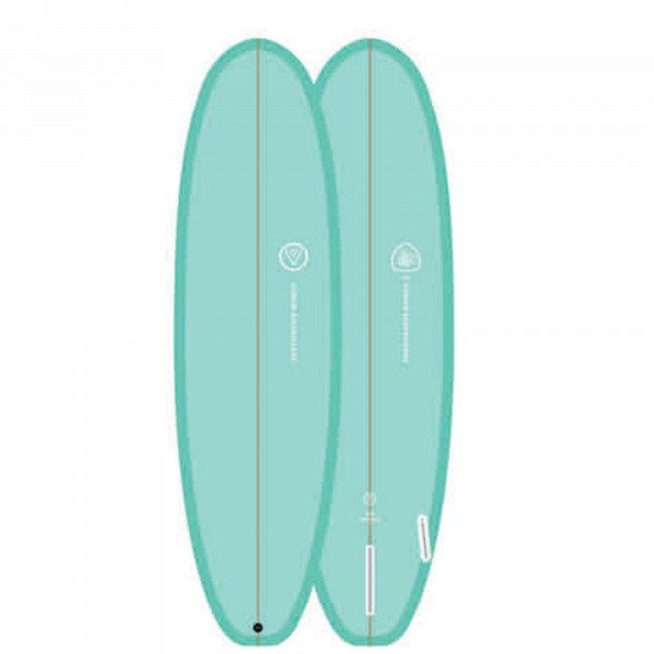 Surfboard VENON Evo 6.4 Hybrid Split pastel