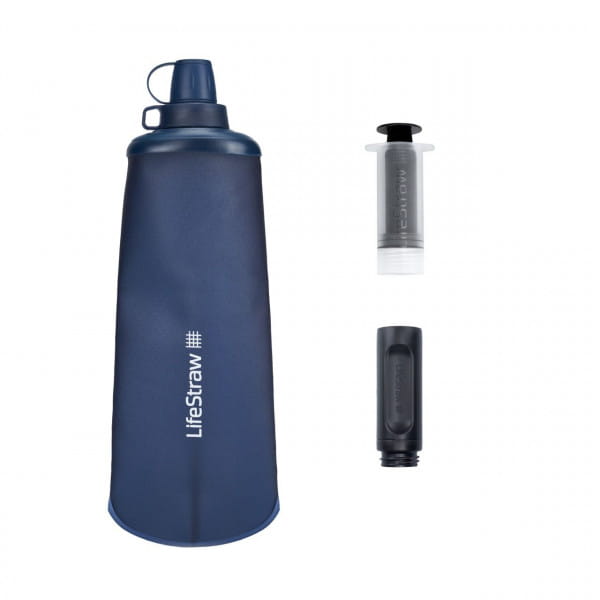 LifeStraw Peak Squeeze Bottle 1L Trinkflasche &amp; Wasserfilter