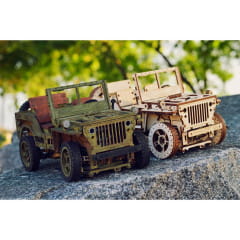 Jeep 4x4 3D Holz Bausatz