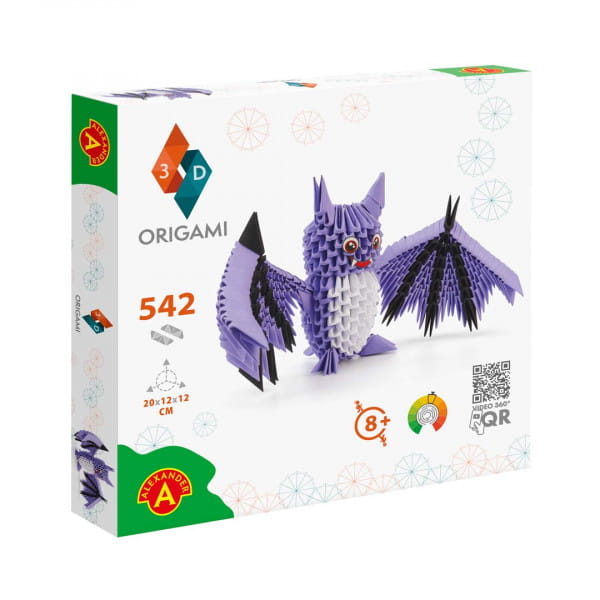 Origami 3D Fledermaus Origami Set