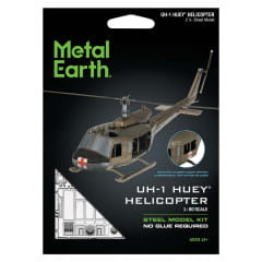 Metal Earth UH1-Huey Helicopter Modellbau Metall