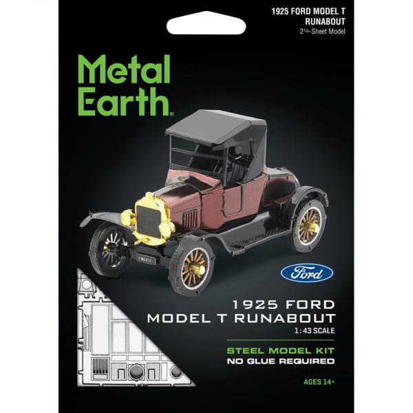 Ford - 1925 Ford Turnabout 3D Metall Bausatz