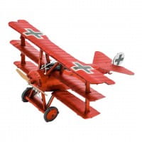 Tri-Wing Fokker "Roter Baron" 3D Metall Bausatz