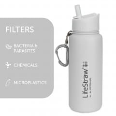 LifeStraw Go Stainless Steel Trinkflasche &amp; Wasserfilter