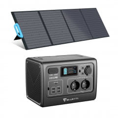 Bluetti 0,5kWh Stromspeicher + Solarmodul Solarkraftwerk Komplettsystem - mobile LiFePO4 Power Stati