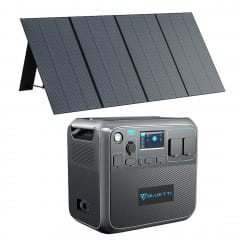 Bluetti 2kWh Stromspeicher + Solarmodul Komplettsystem - LiFePO4 Power Station
