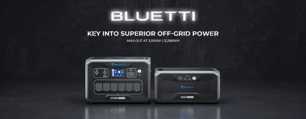 Bluetti 3kWh B300 Stromspeicher + 3000W AC300 Wechselrichter - stationäre LiFePO4 Power Station *An