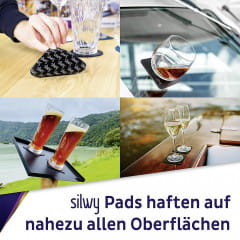 Silwy Magnet-Kunststoffgläser Longdrink 2er-Set Hightech Transparent