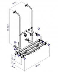 Thule Fahrradträger Esse4 Cd, 3 Räder