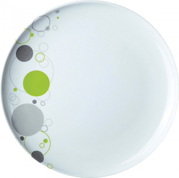 Brunner Dessertteller Space 20 Cm Weiß/Grau/Lime