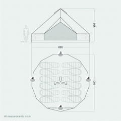 qeedo Bell 12 Familienzelt Tipi