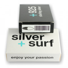 Silver+Surf Silber Schmuck Surfboard Gr M Pure