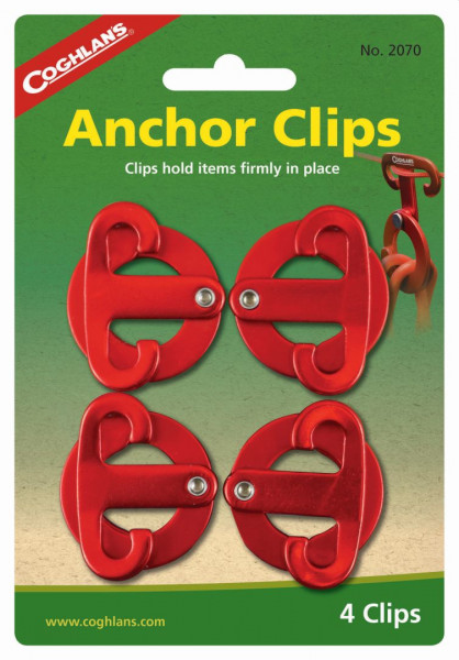 Coghlans Anchor Clips 4 Stück