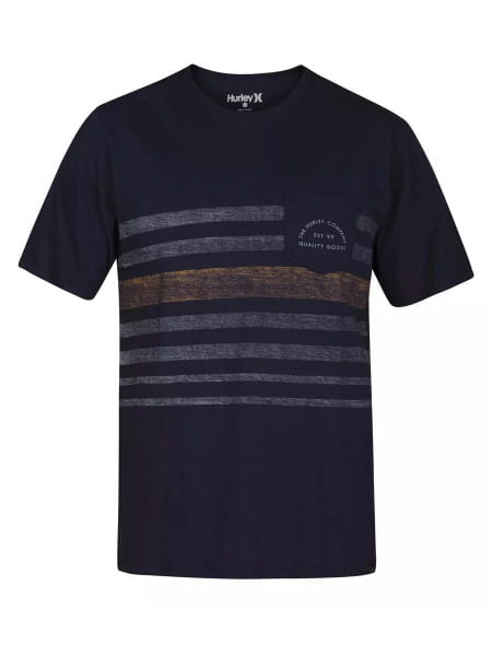 Hurley Kanpai Stripe Pocket T-Shirt