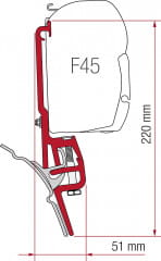 Fiamma Adapter Kit Brandrup Vw T4