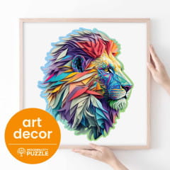 Wooden City Modern Lion Holzpuzzle