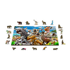 Wooden City Welcome to Africa Gr. M Holz Puzzle