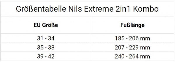 Nils Extreme NF10927 Inliner 2in1 Schlittschuhe Eistanzen