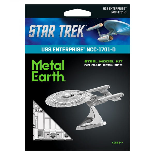 Starship Enterprise NCC-1701-D 3D Metall Bausatz