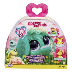 Little Live Pets Scruff-a-Luvs Blossom Bunnys (gelb, rosa oder blau) elektrisches Haustier