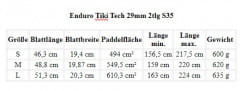 Starboard Enduro Tiki Tech SDS 2tlg SUP Paddel `23