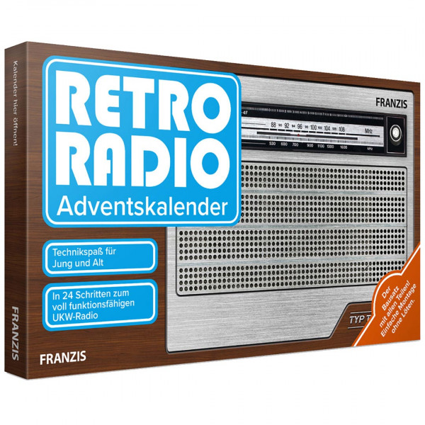 Franzis Adventskalender Retro-Radio Adventskalender