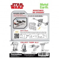STAR WARS EP 8 - Resistance SKI Speeder 3D Metall Bausatz