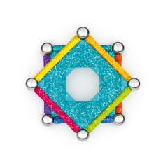 Geomag Glitter Panels Recycled 22 Magnet Baukasten