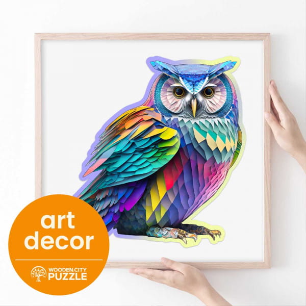 Wooden City Trendy Owl Holzpuzzle