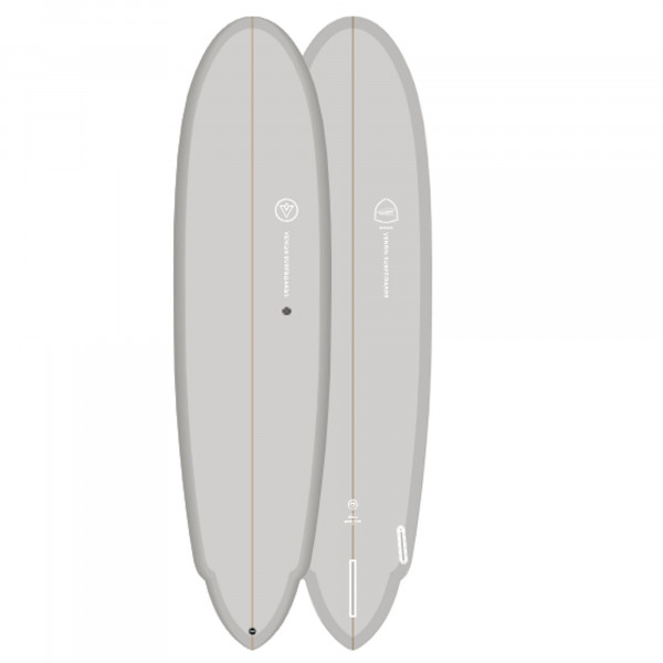 Surfboard VENON Zeppelin 8.0 Cool Grey