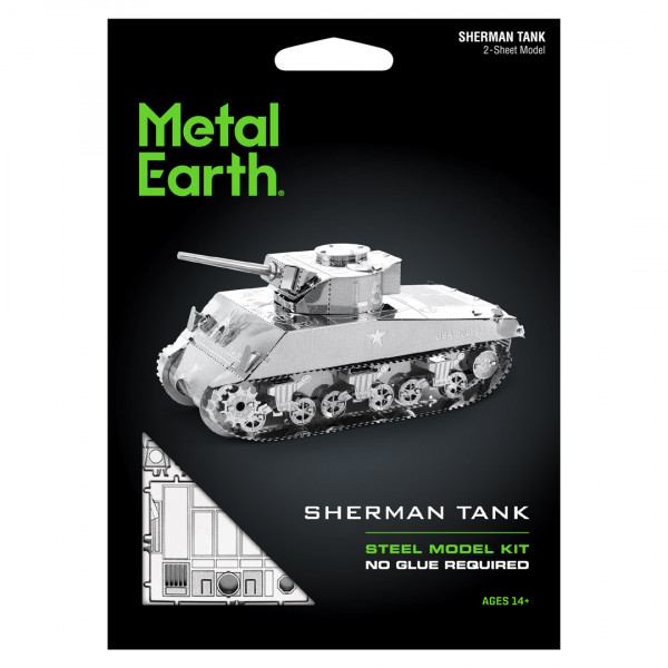 Sherman Panzer 3D Metall Bausatz