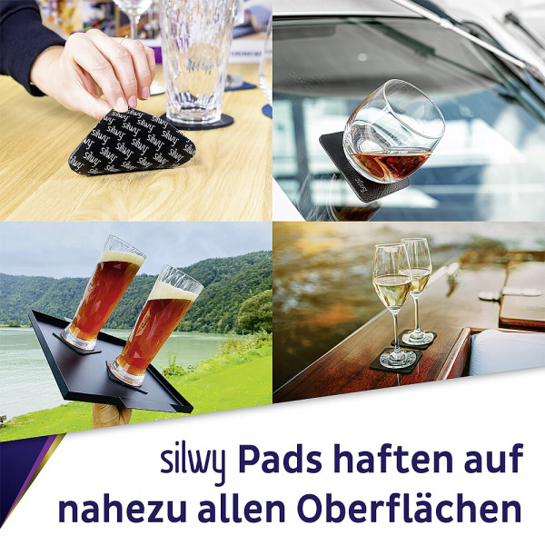 Silwy Magnet-Kunststoffgläser Bier 2er-Set Hightech Transparent