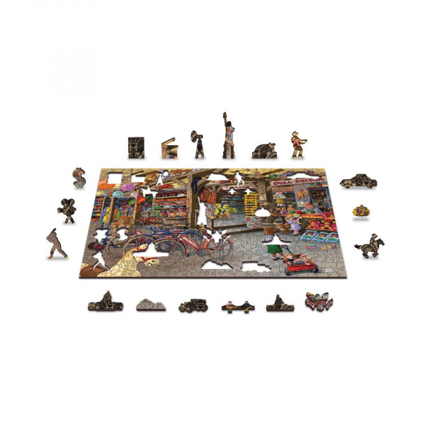 Wooden City In the Toy Shop Gr. L Holz Puzzle