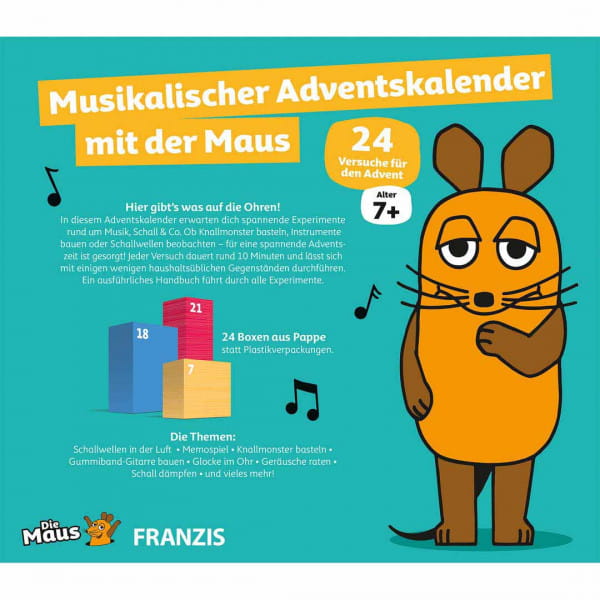 Franzis Musikalischer Adventskalender mit der Maus Adventskalender