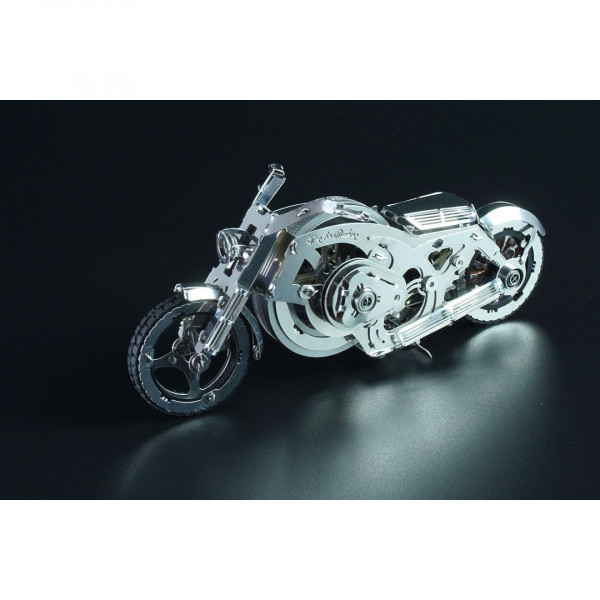 Chrome Rider (Motorrad) mechanisches 3D Puzzle