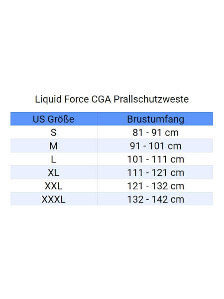 Liquid Force Axis Heritage CGA Wakeboard Weste