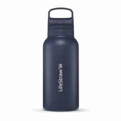 LifeStraw Go Steel 1-Liter Trinkflasche &amp; Wasserfilter