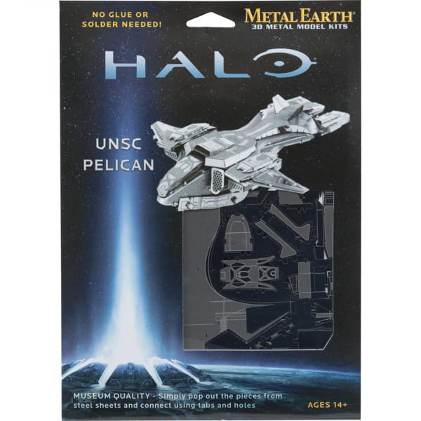Metal Earth HALO UNSC Pelican Modellbau Metall