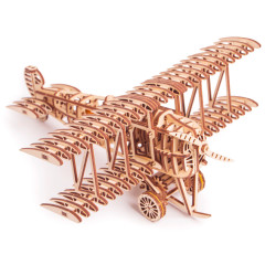 Wood Trick: Plane Doppeldecker Holz Modellbau