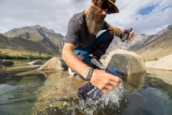 LifeStraw Peak Squeeze Bottle 1L Trinkflasche &amp; Wasserfilter