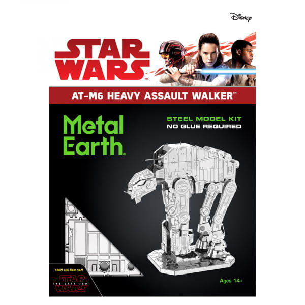 STAR WARS EP 8 - AT-M6 Heavy Assault Walker 3D Metall Bausatz
