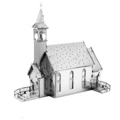 Old Country Church 3D Metall Bausatz