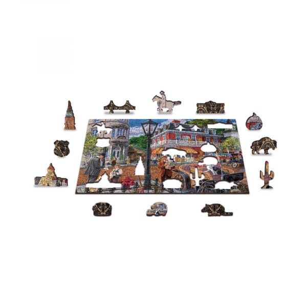 Wooden City Main Street Gr. M Holz Puzzle