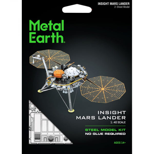 InSight Mars Lander 3D Metall Bausatz