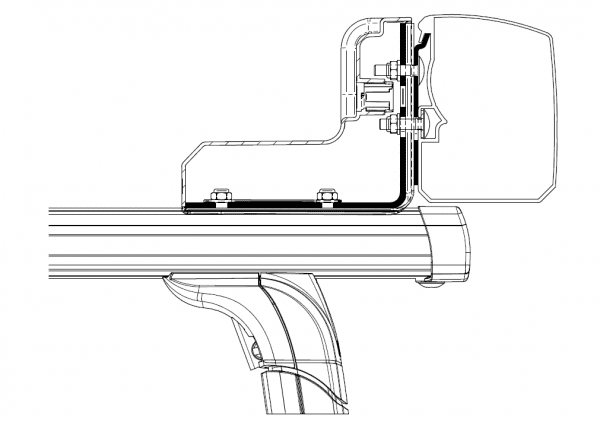 Thule Adapter Zu Wandmarkise Omnistor 3200 Roof Rack