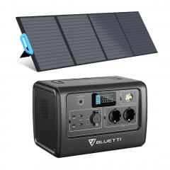 Bluetti 0,7kWh Stromspeicher + Solarmodul Komplettsystem - mobile LiFePO4 Power Station