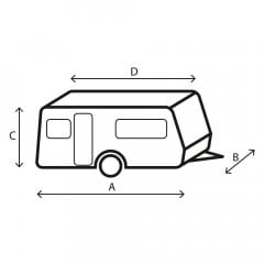 Brunner Schutzhülle Caravan Cover 12m