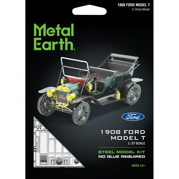 Ford 1908 Model T - Dark Green 3D Metall Bausatz