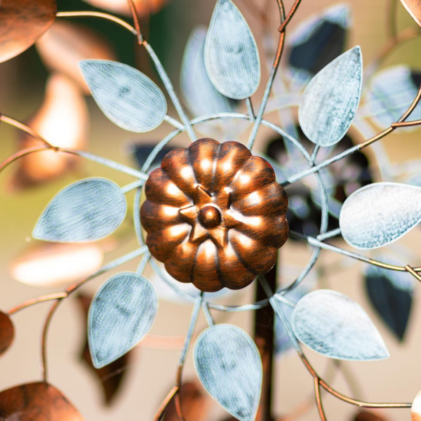 Kinetic Art Copper Leaf Duett Windspiel